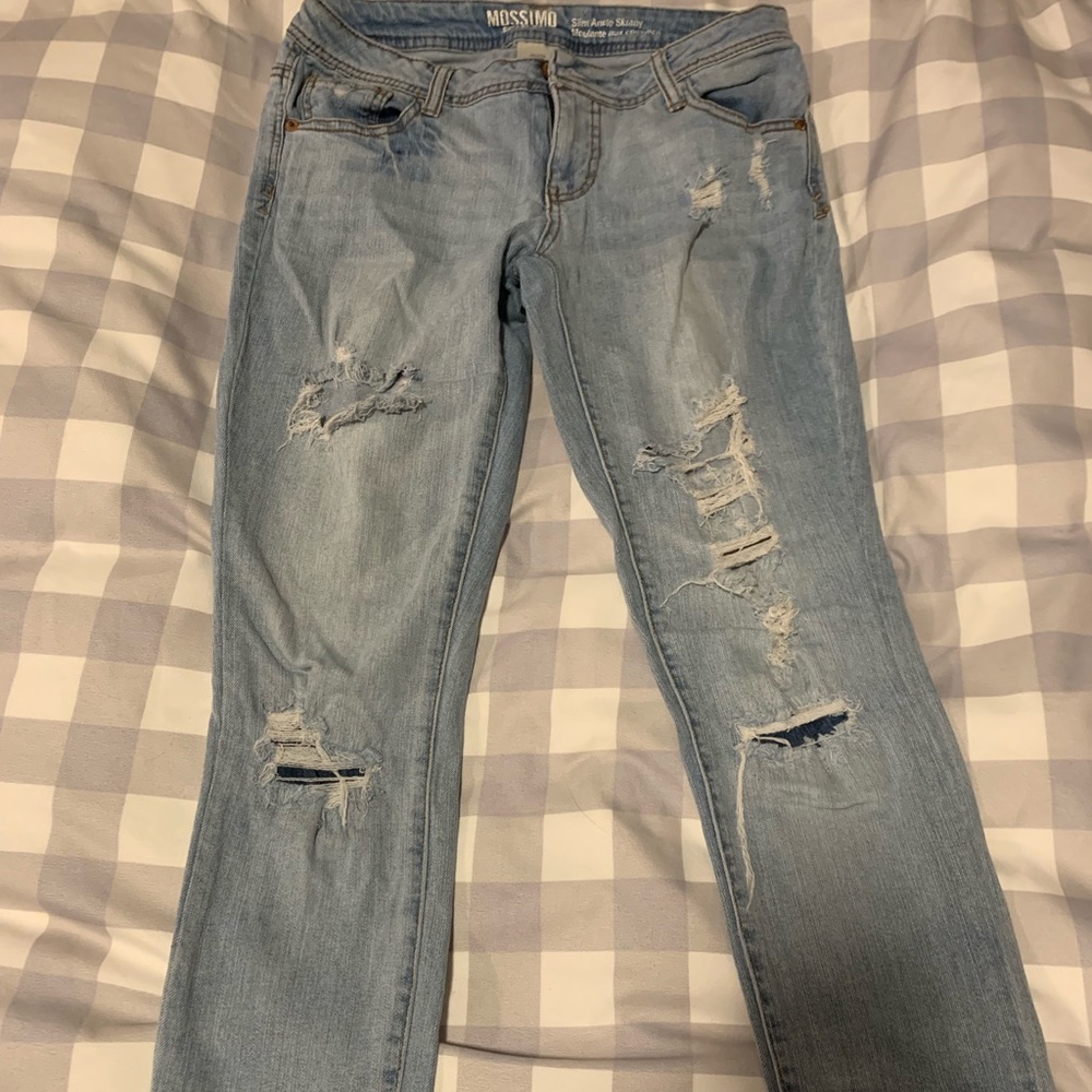Jeans ripped